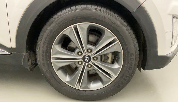 2016 Hyundai Creta SX PLUS AT 1.6 DIESEL, Diesel, Automatic, 91,800 km, Right Front Wheel