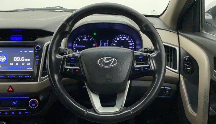 2016 Hyundai Creta SX PLUS AT 1.6 DIESEL, Diesel, Automatic, 91,828 km, Steering Wheel Close Up