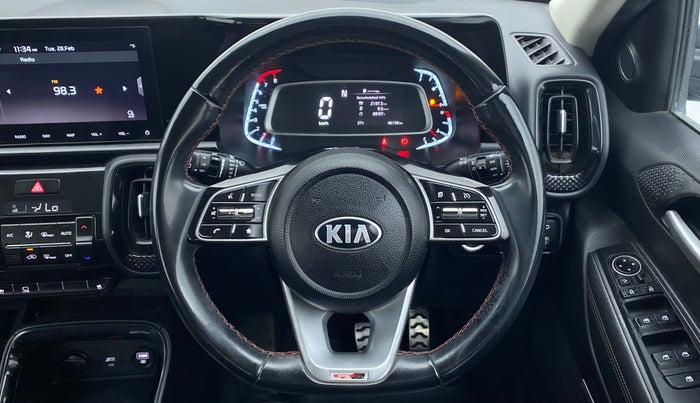 2020 KIA SONET GTX + 1.0 IMT, Petrol, Manual, 46,158 km, Steering Wheel Close Up