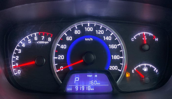 2017 Hyundai Grand i10 SPORTZ (O) 1.2 AT VTVT, CNG, Automatic, 92,144 km, Odometer Image