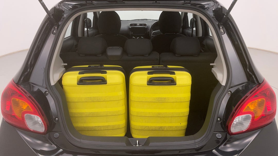 Boot Inside View with Luggage