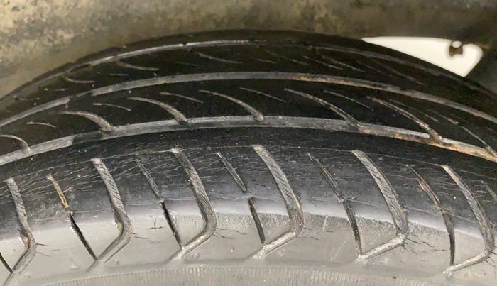 2012 Maruti Wagon R 1.0 LXI, Petrol, Manual, 89,601 km, Left Rear Tyre Tread