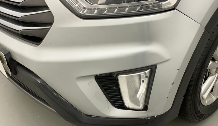 2016 Hyundai Creta SX PLUS 1.6 PETROL, Petrol, Manual, 1,22,276 km, Front bumper - Minor scratches