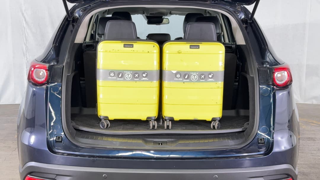 Boot Inside View with Luggage