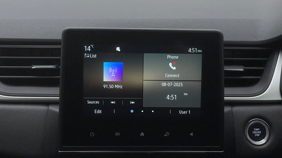 2022 Renault Captur Zen, Automatic, 61558 km, Infotainment System