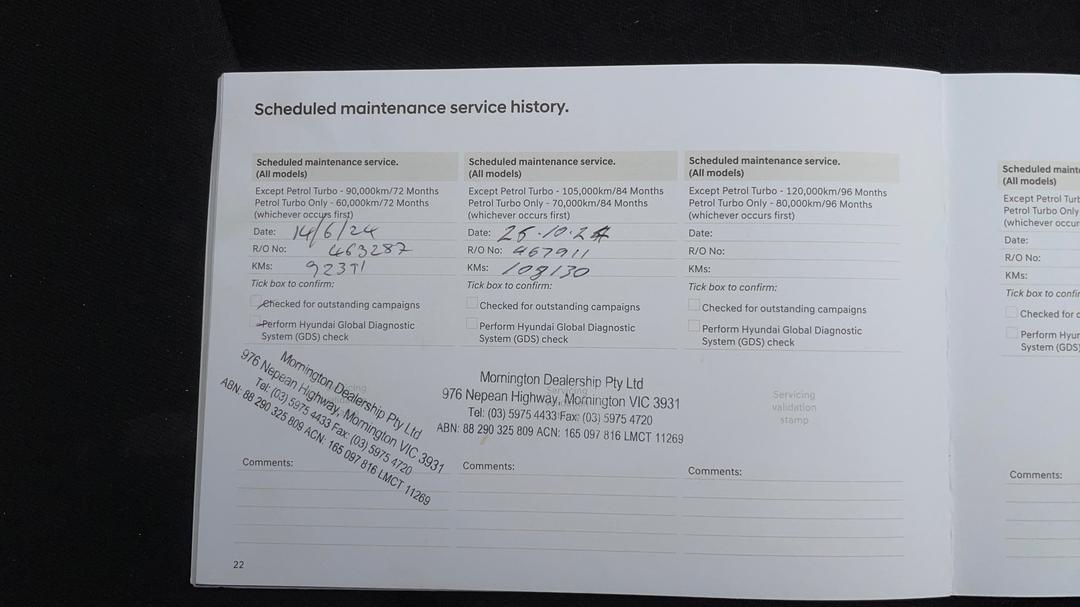 2020 Hyundai Kona Active (fwd), Automatic, 120262 km, Service History