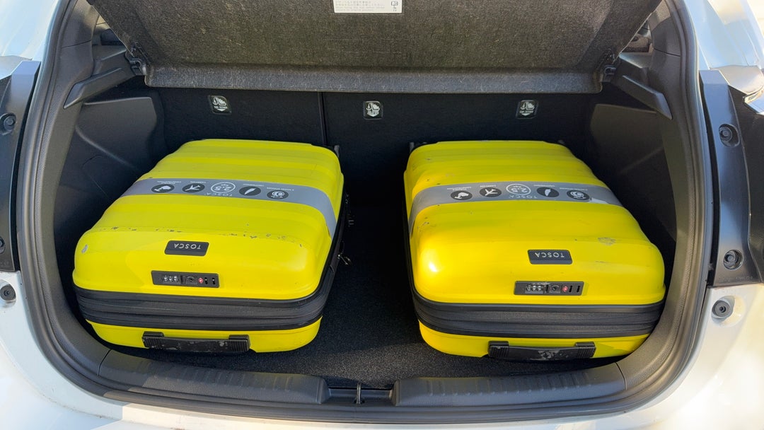 Boot Inside View with Luggage