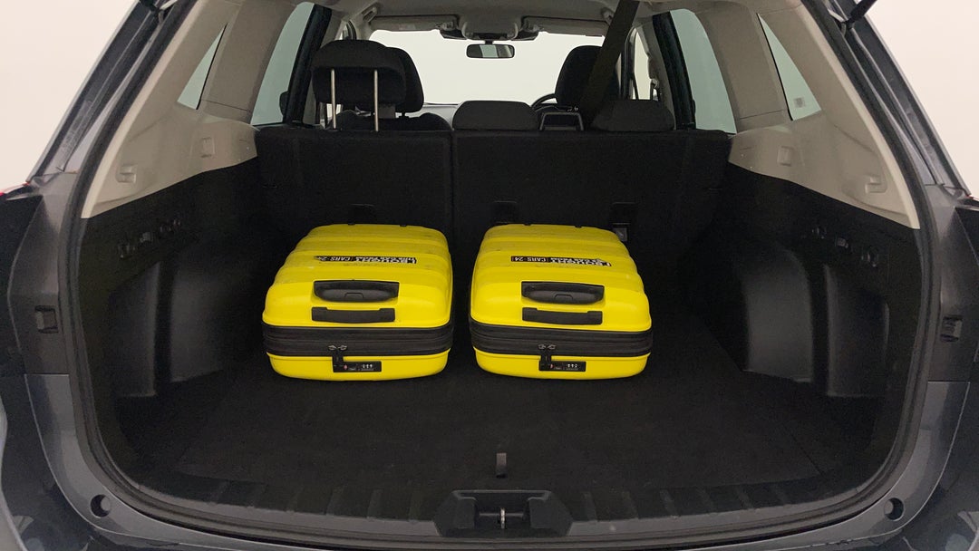 Boot Inside View with Luggage