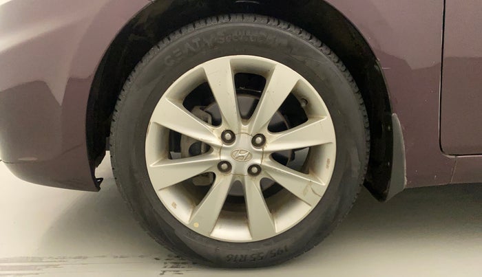 2013 Hyundai Verna FLUIDIC 1.6 VTVT SX, Petrol, Manual, 65,914 km, Left Front Wheel