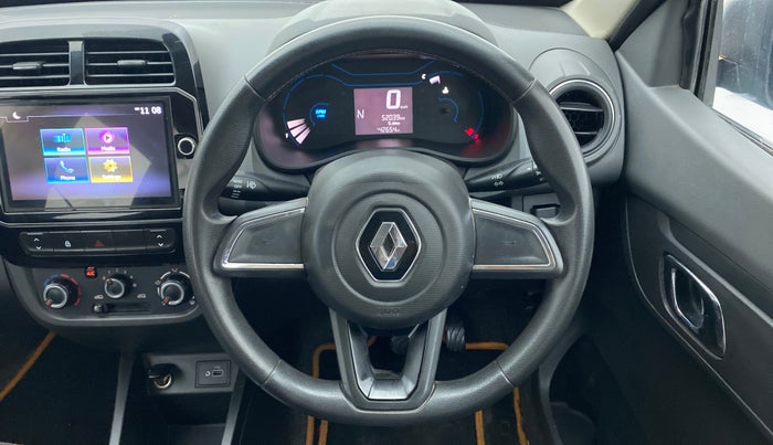 2020 Renault Kwid RXT 1.0 AMT (O), Petrol, Automatic, 52,039 km, Steering Wheel Close Up