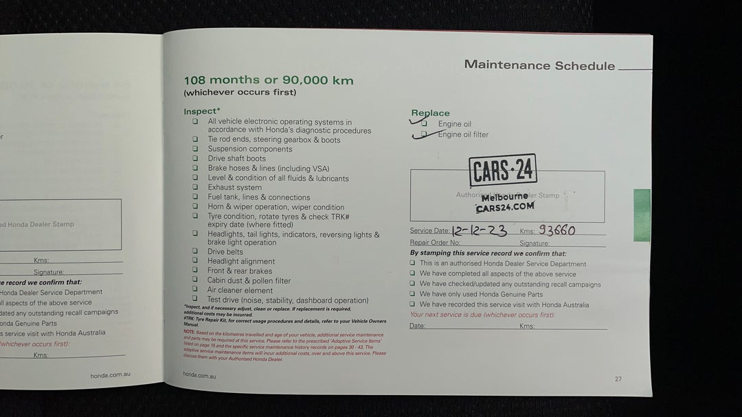 2017 Honda HR-V Vti, Automatic, 93661 km, Service History