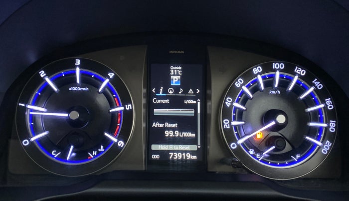 2016 Toyota Innova Crysta 2.8 ZX AT 7 STR, Diesel, Automatic, 73,959 km, Odometer Image