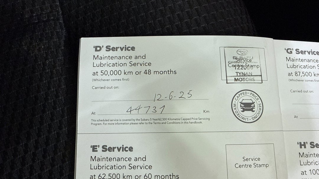 2021 Subaru Forester 2.5i Premium (AWD), Automatic, 54638 km, Service History