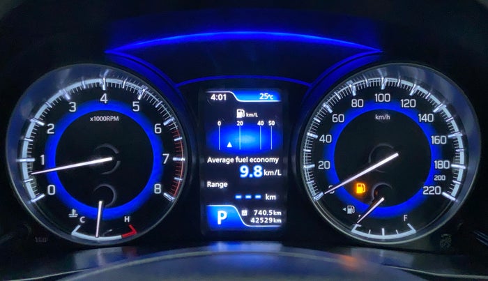 2019 Toyota Glanza V CVT, Petrol, Automatic, 42,529 km, Odometer Image