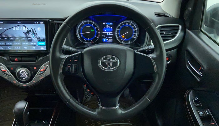 2019 Toyota Glanza V CVT, Petrol, Automatic, 42,529 km, Steering Wheel Close Up