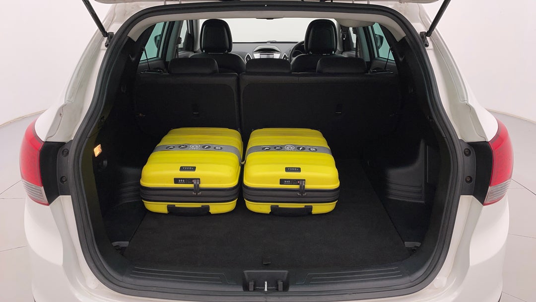 Boot Inside View with Luggage