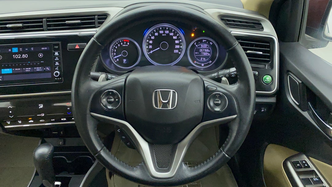 Steering Wheel Close Up