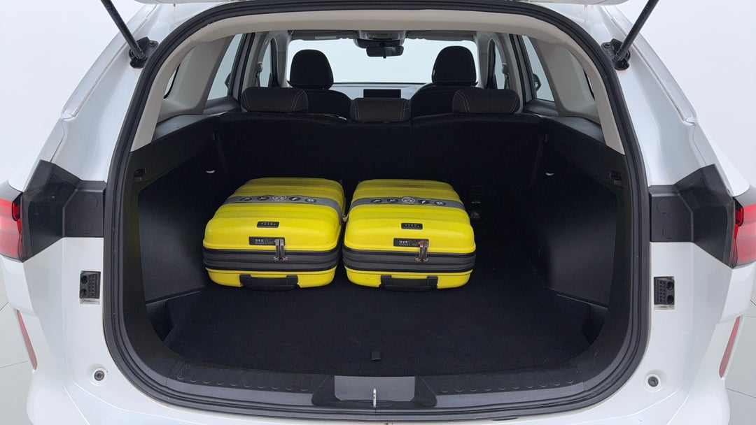 Boot Inside View with Luggage