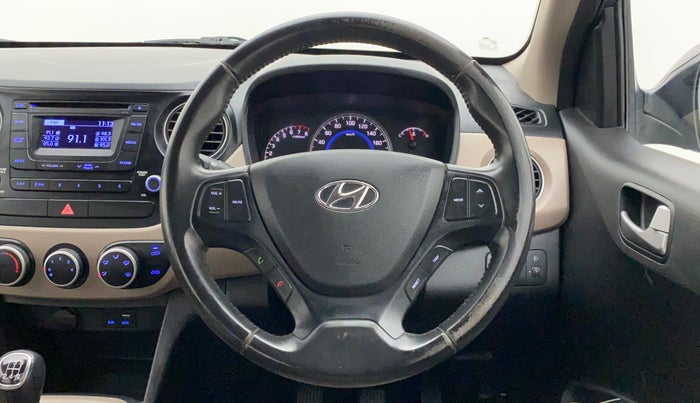 2015 Hyundai Grand i10 ASTA (O) 1.2 KAPPA VTVT, Petrol, Manual, 26,744 km, Steering Wheel Close Up