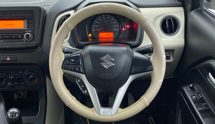 2020 Maruti New Wagon-R VXI 1.2L, Petrol, Manual, 19,853 km, Steering Wheel Close Up