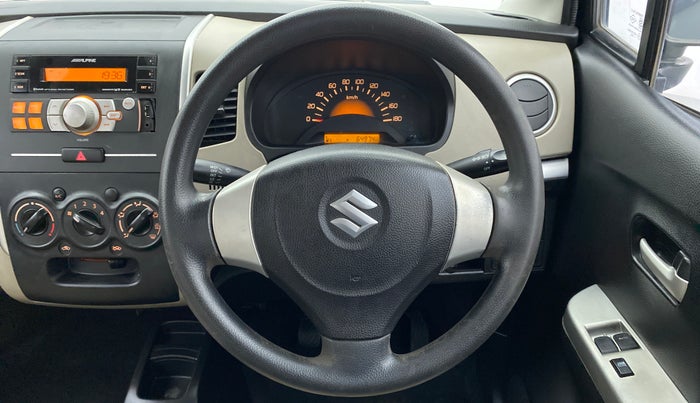 2014 Maruti Wagon R 1.0 LXI CNG, CNG, Manual, 65,019 km, Steering Wheel Close Up