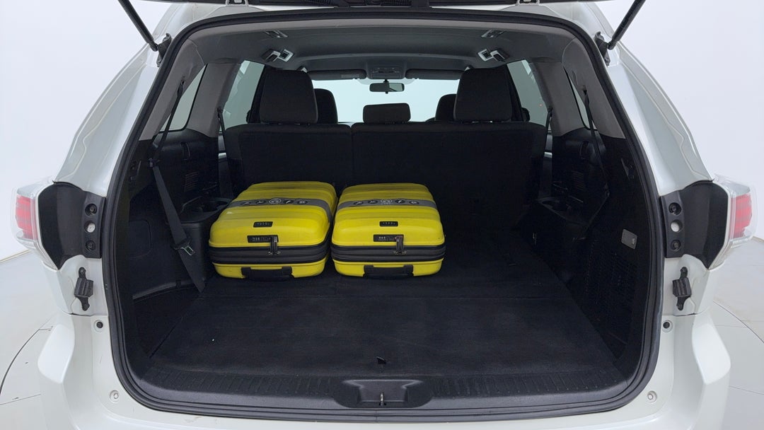 Boot Inside View with Luggage