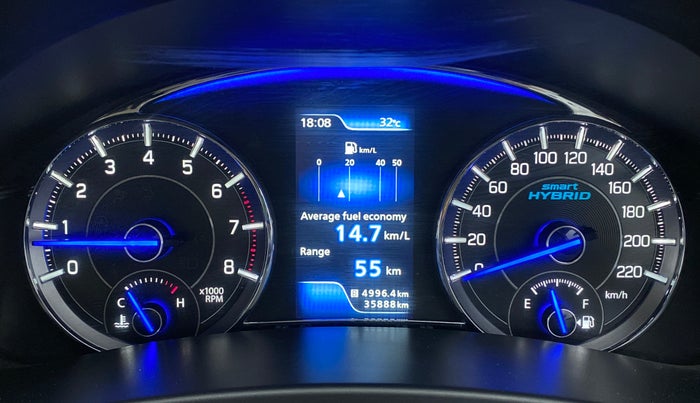 2022 Maruti Ciaz ZETA 1.5 SHVS MT PETROL, Petrol, Manual, 35,888 km, Odometer Image
