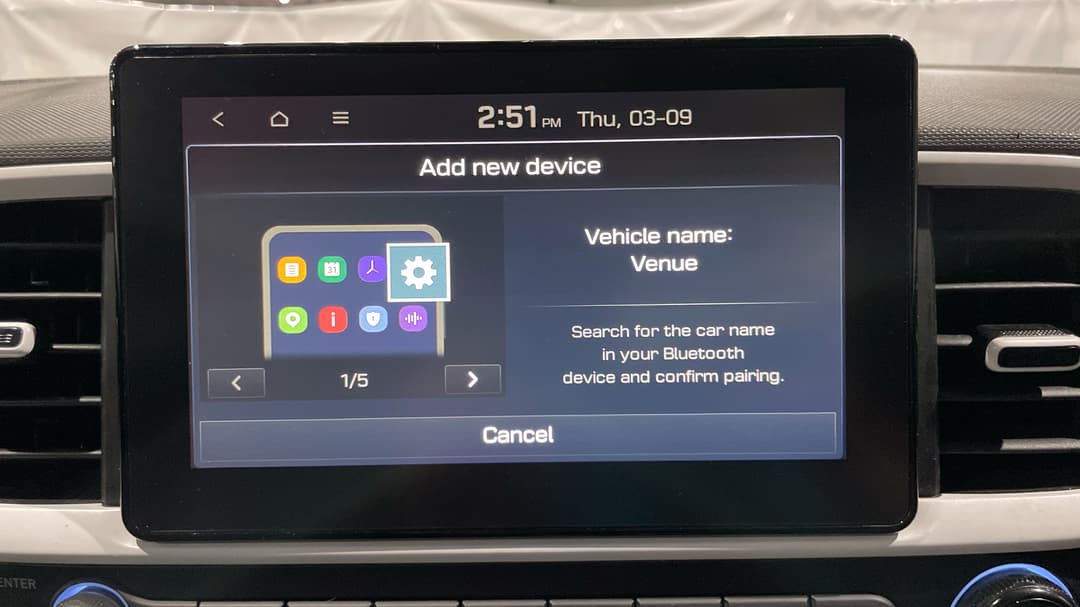 2022 Hyundai Venue Elite (black) Sunroof, Automatic, 67842 km, Android/Apple Car Play