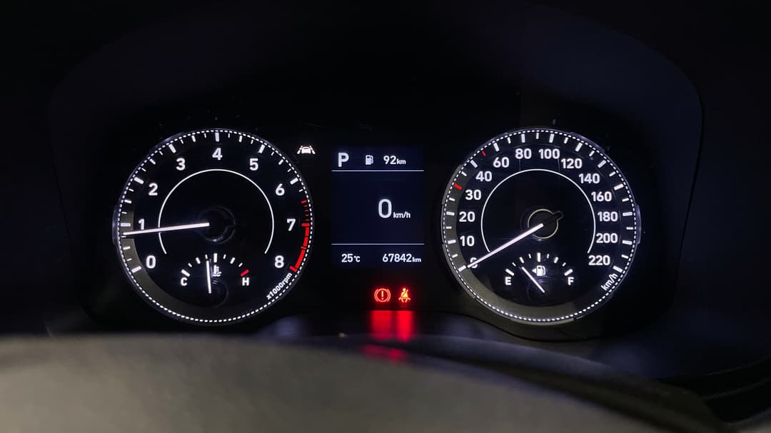 2022 Hyundai Venue Elite (black) Sunroof, Automatic, 67842 km, Odometer View