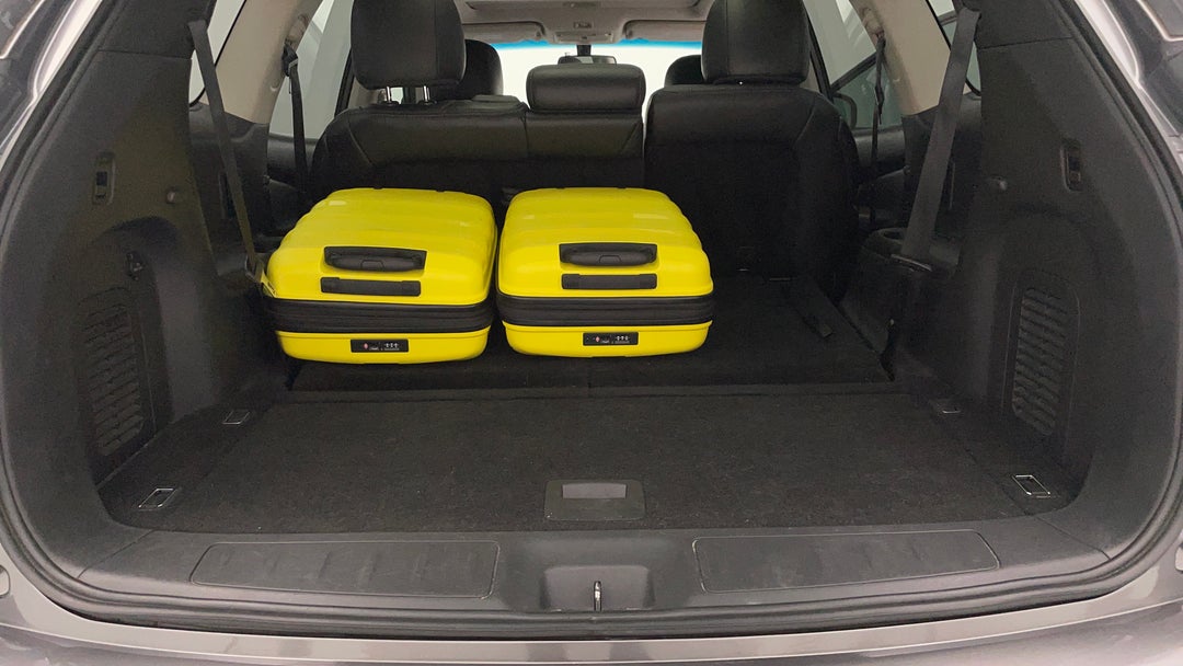 Boot Inside View with Luggage