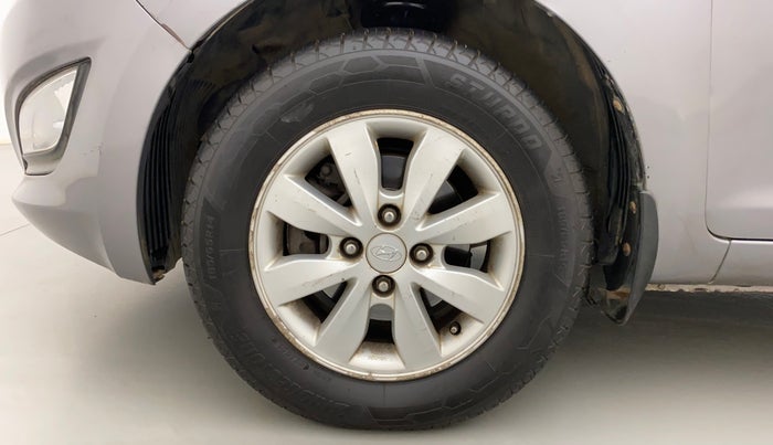2012 Hyundai i20 ASTA 1.4 CRDI, Diesel, Manual, 1,29,005 km, Left Front Wheel