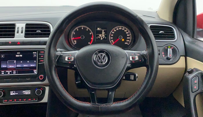 2017 Volkswagen Polo HIGHLINE1.2L, Petrol, Manual, 49,118 km, Steering Wheel Close Up
