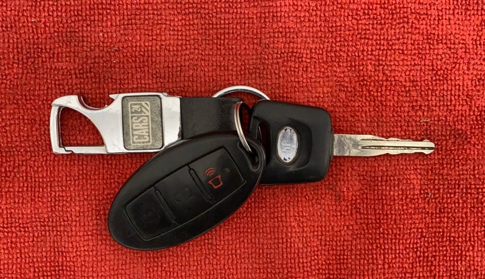 2015 Datsun Go Plus T, Petrol, Manual, 67,374 km, Key Close Up