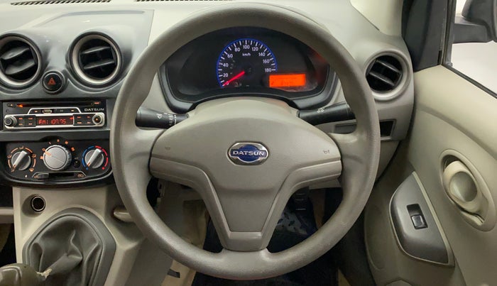 2015 Datsun Go Plus T, Petrol, Manual, 67,374 km, Steering Wheel Close Up