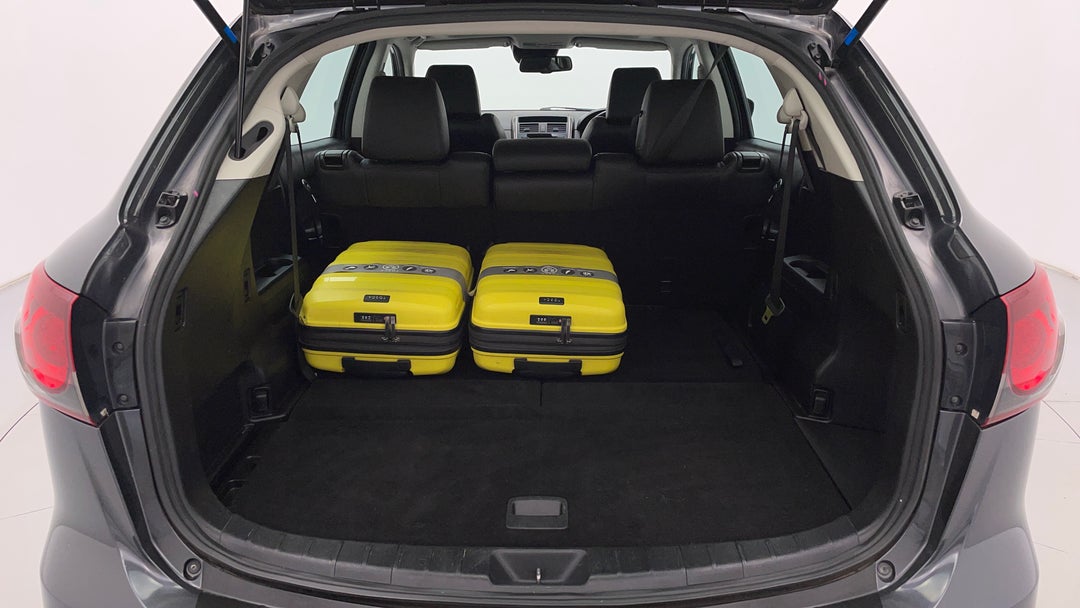 Boot Inside View with Luggage