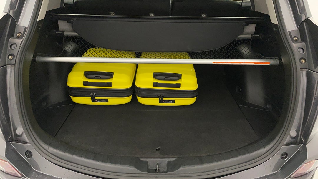 Boot Inside View with Luggage