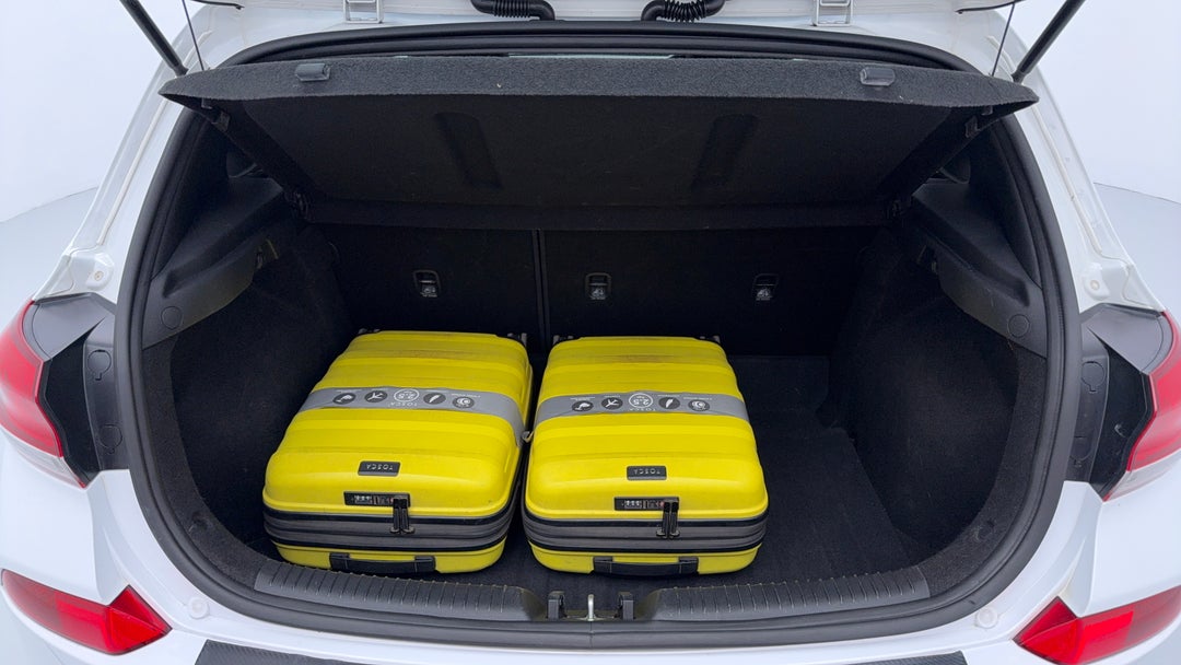 Boot Inside View with Luggage