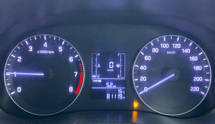 2017 Hyundai Creta 1.6 E + VTVT, Petrol, Manual, 81,119 km, Odometer Image