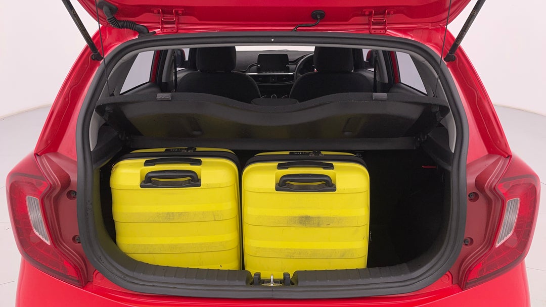 Boot Inside View with Luggage