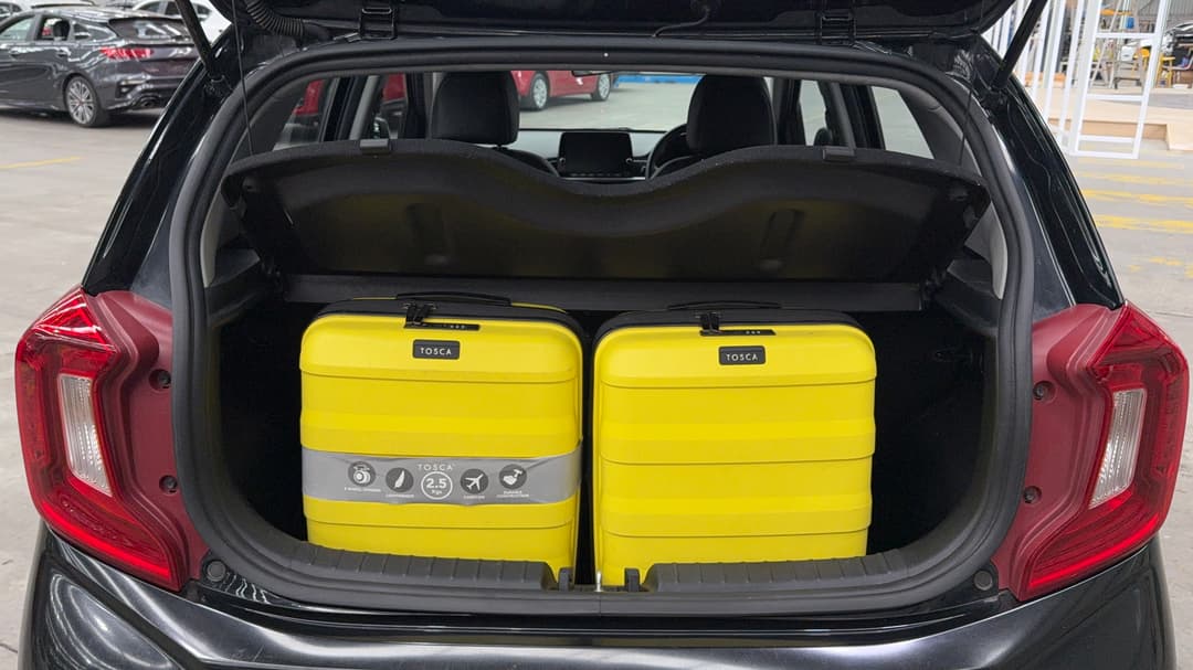 2020 Kia Picanto Gt-line (pe), Automatic, 73378 km, Boot Inside View with Luggage