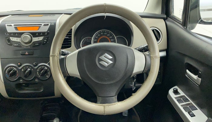 2014 Maruti Wagon R 1.0 VXI, Petrol, Manual, 83,810 km, Steering Wheel Close Up