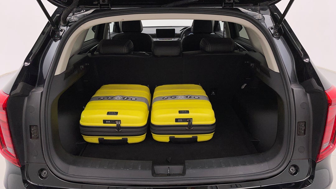 Boot Inside View with Luggage