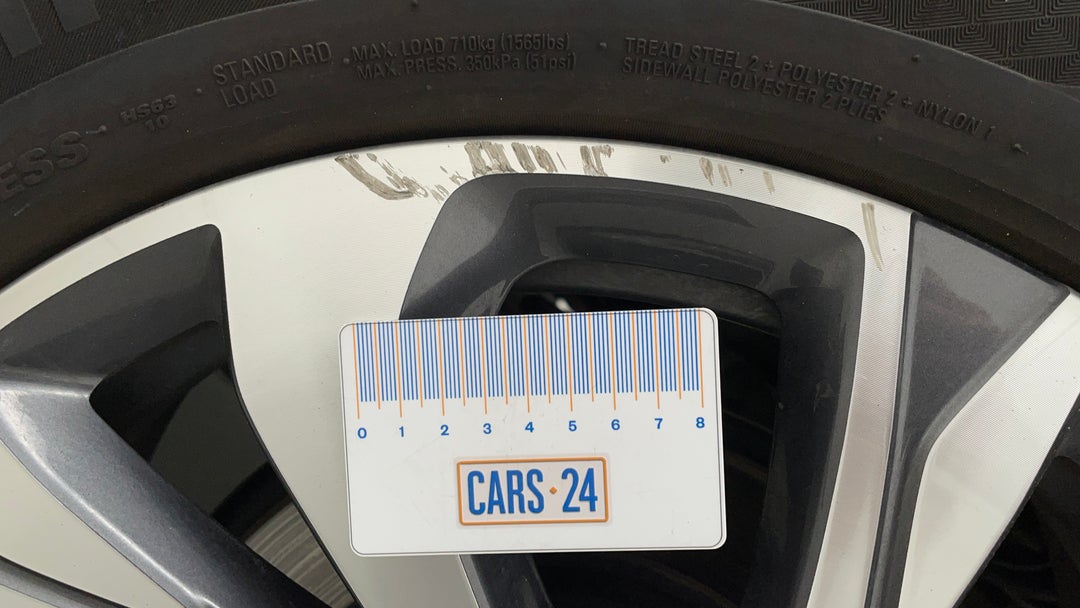 Wheels Rim Rear LHS Gutter Rash