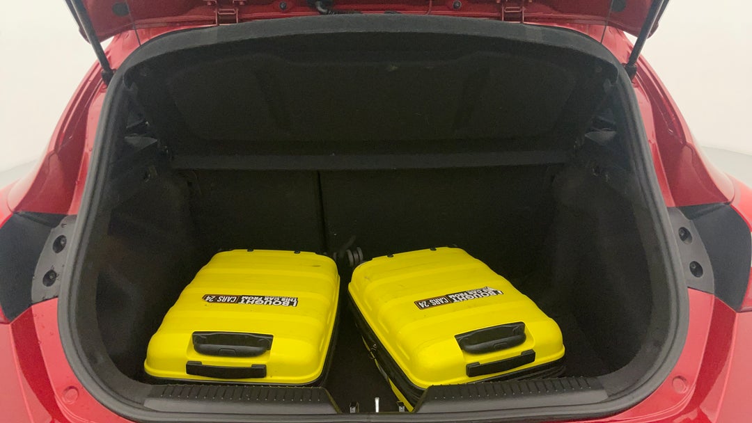 Boot Inside View with Luggage