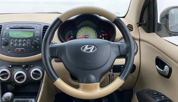 2010 Hyundai i10 SPORTZ 1.2, Petrol, Manual, 63,128 km, Steering Wheel Close Up