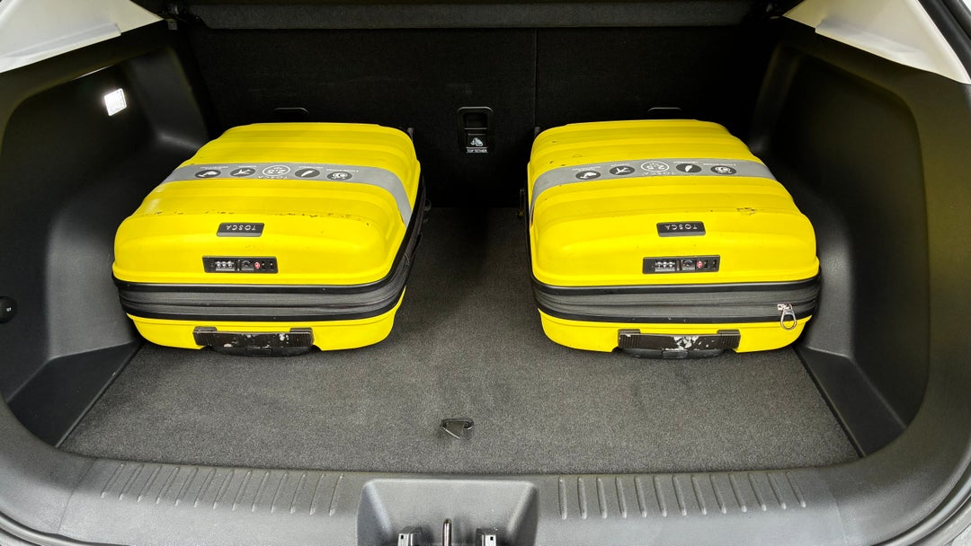 Boot Inside View with Luggage