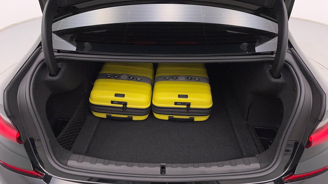 Boot Inside View with Luggage