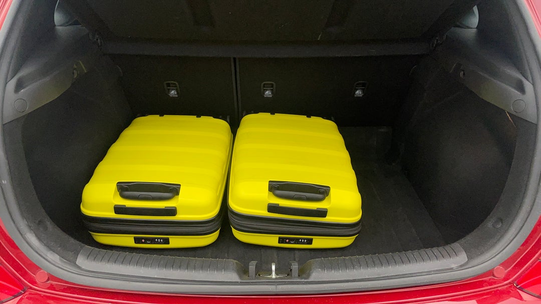 Boot Inside View with Luggage