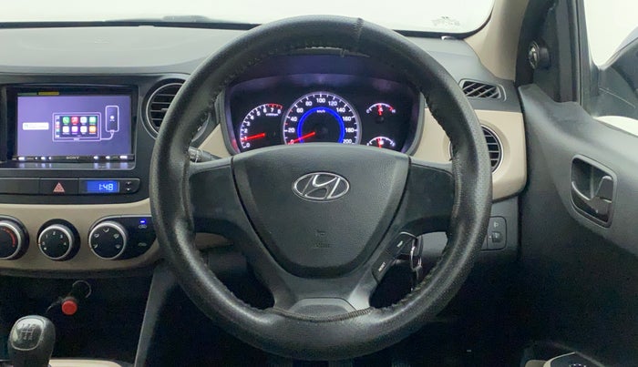 2016 Hyundai Grand i10 MAGNA 1.2 KAPPA VTVT, Petrol, Manual, 15,820 km, Steering Wheel Close Up