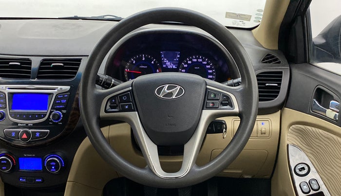 2014 Hyundai Verna FLUIDIC 1.6 EX CRDI, Diesel, Manual, 73,018 km, Steering Wheel Close Up